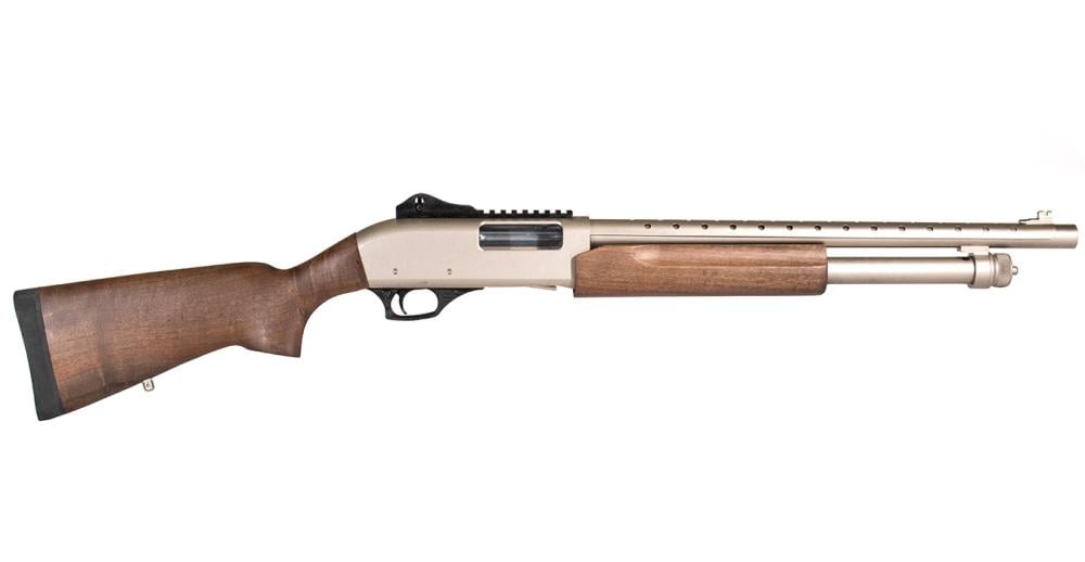 SDS Imports TX3 Heavy Duty 12 Gauge Pump-Action Shotgun with 18.5 Inch Barrel and Marine Finish - $216.07
