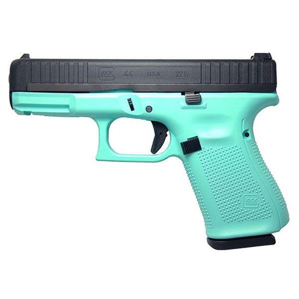 Glock 44 4" .22 LR Pistol, Robin's Egg Blue - UA4450104-REB - $429.99