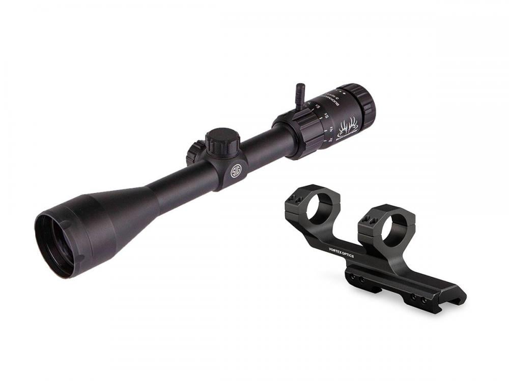 Sig Sauer Buckmaster 3-12x44 Scope w/ BDC Reticle & 2" Offset Cantilever Ring Mount - $119.99