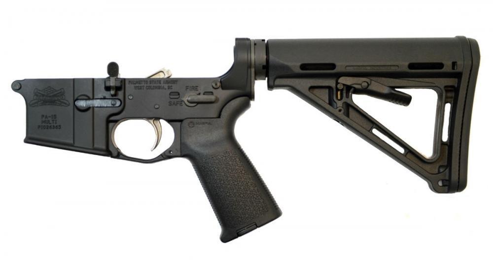 PSA AR-15 MOE Lower Receiver with Two-Stage Nickel Boron Trigger, Black - No Magazine - $199.99 + Free Shipping