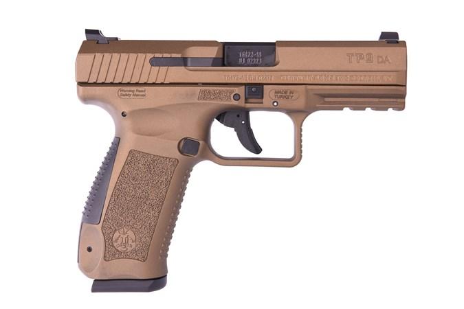 Century Arms TP9DA Burnt Bronze 9mm 4" Barrel 18rd - $358.32 (click the Email For Price button to get this price) (Free S/H on Firearms)