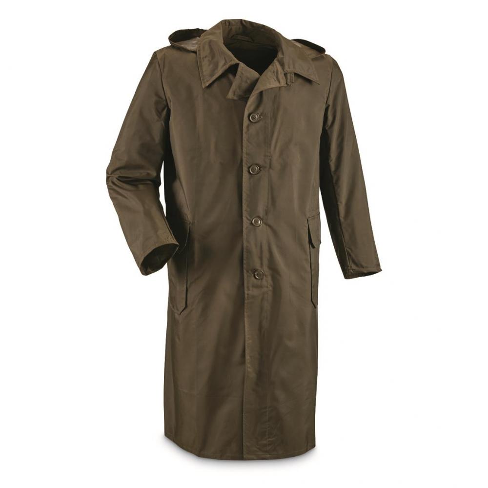 Czech Military Surplus Raincoat, Olive Drab, New - $8.79 (All Club ...
