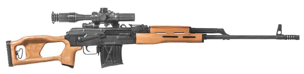 Century Arms Romanian PSL54 Black / Wood 7.62x54mm 24.4" 10Rds with 4x24mm Scope - $2187.10