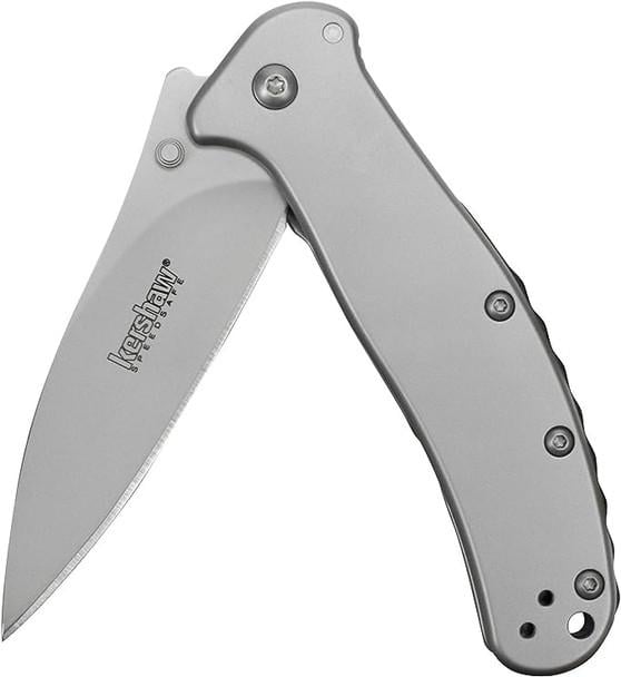 Kershaw Zing SS Pocketknife, Stainless Steel Blade, Assisted Thumb-Stud and Flipper Opening EDC - $24.99 (Free S/H)