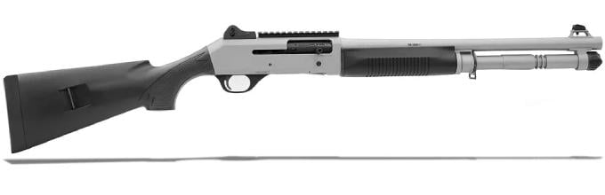 BENELLI M4 H2O 12Ga 18.5" 5+1 Black Titanium Tactical Stk - $1805.99 (Free S/H on Firearms)