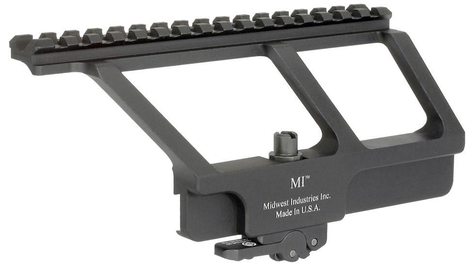 Midwest Industries AK Side Railed Scope Mount MI-AK-SM-Y Color: Black, Finish: Hardcoat Anodized - $98.60 w/code "GUNDEALS" (Free S/H over $49)