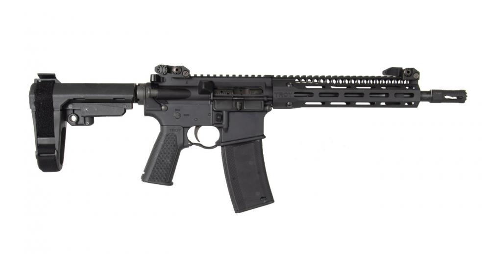 Troy A4 5.56mm Semi-Automatic AR-15 PIstol with SBA3 Pistol Brace - $959.99