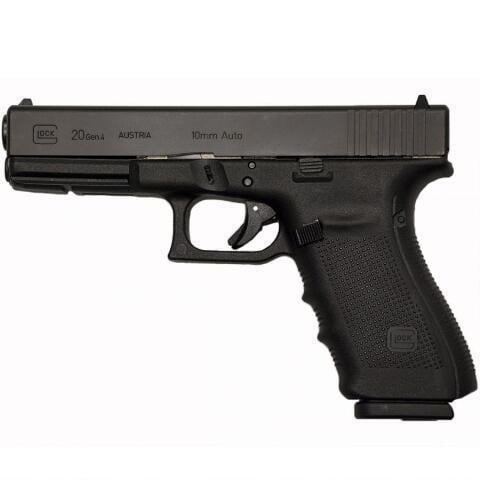 GLOCK 20 Gen4 10mm Semi-Auto Pistol 4.6" 15 Rounds Black - $584.99 (Free S/H over $49)
