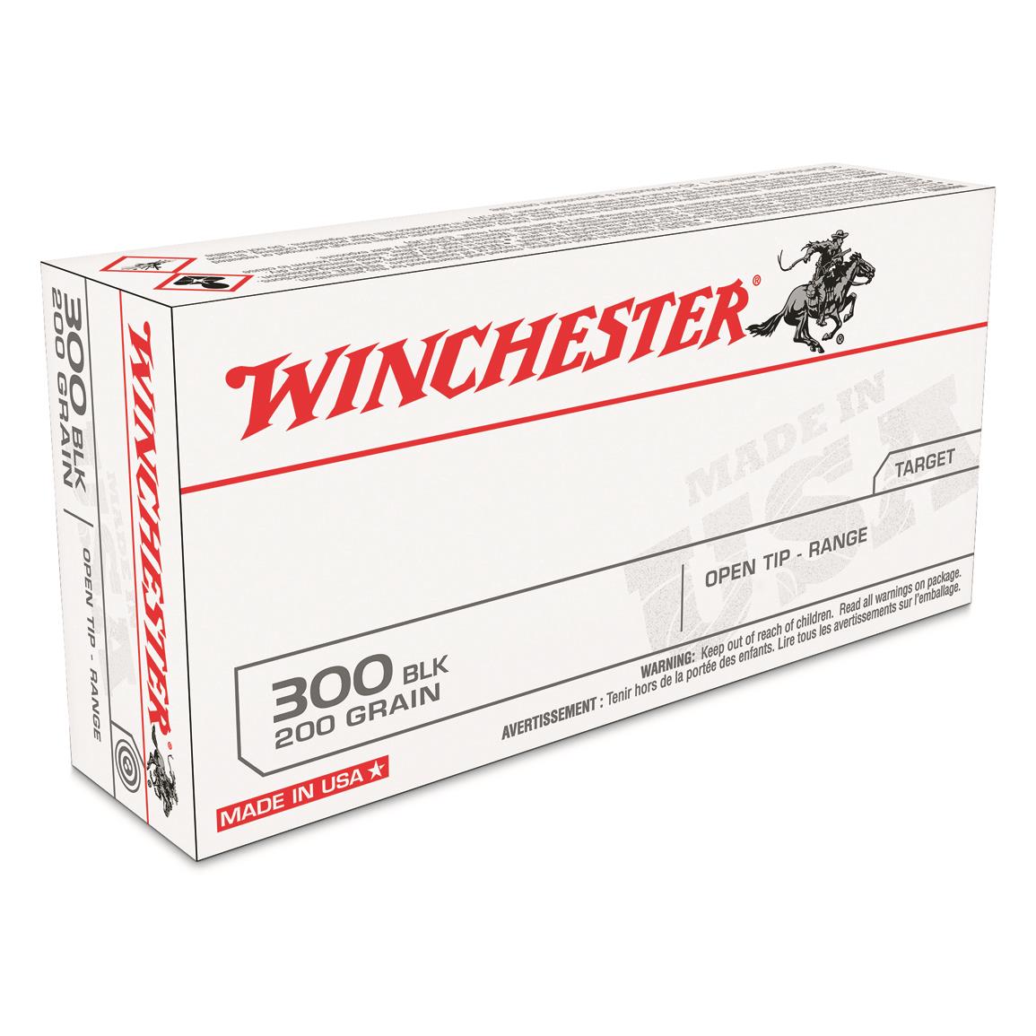 Winchesterm White Box .300 Blackout 200 Grain 20 Rounds - $14.99 (Free 2-Day Shipping over $50)