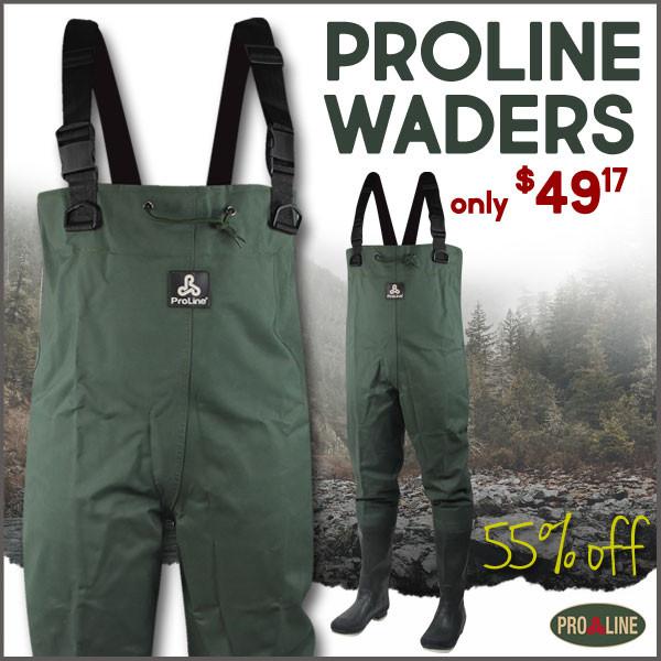 Premium Pro Line Twin River waders - $49.17 (Free S/H over $25) | gun.deals