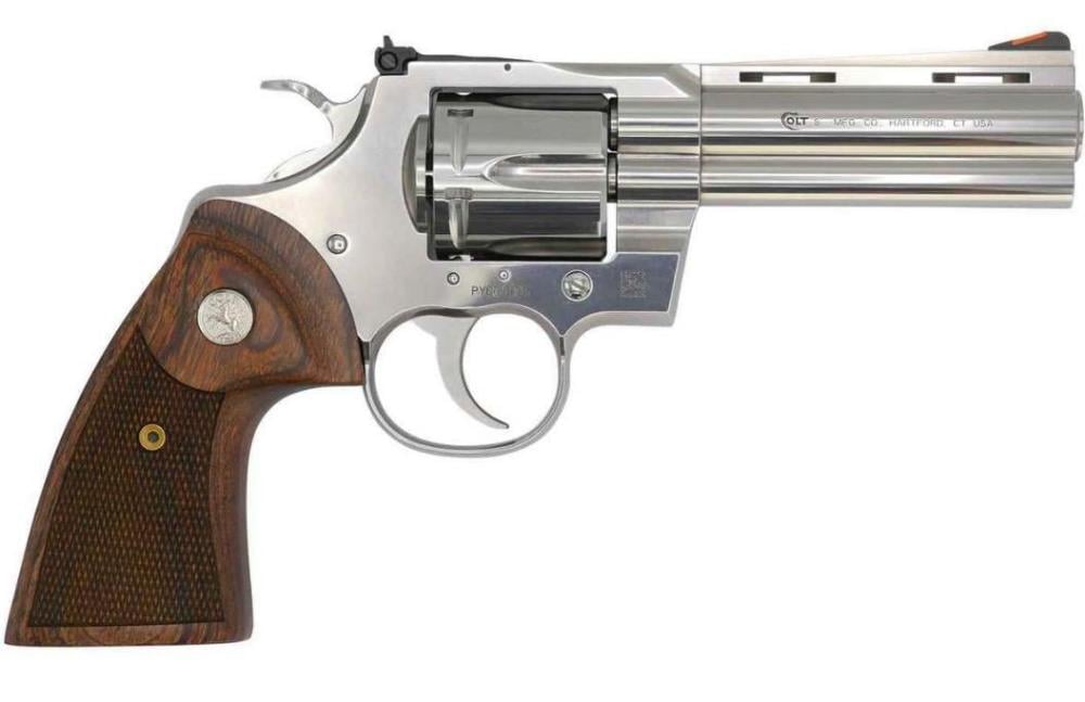 COLT Python 357 Mag 4.3in Stainless 6rd - $1389.99 (Free S/H on Firearms)