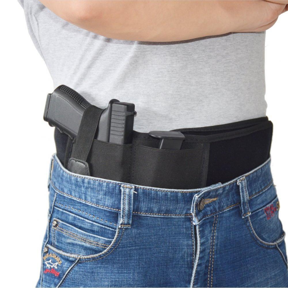 Belly Band for Concealed Carry Right Left Hand With Magazine Pouch Gun ...
