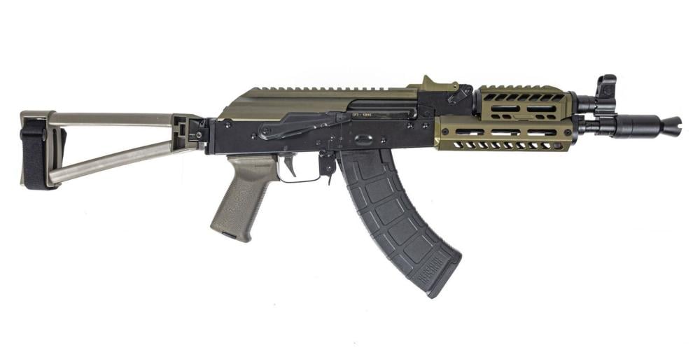 PSA AK-P Folding Pistol with ALG Trigger, ODG Picatinny Dust Cover, and ODG M-Lok Handguard - $1099.99