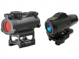 Sig Sauer ROMEO-MSR Combo Kit 1x20mm Compact Red Dot/3x22mm Micro Magnifier - $219.99