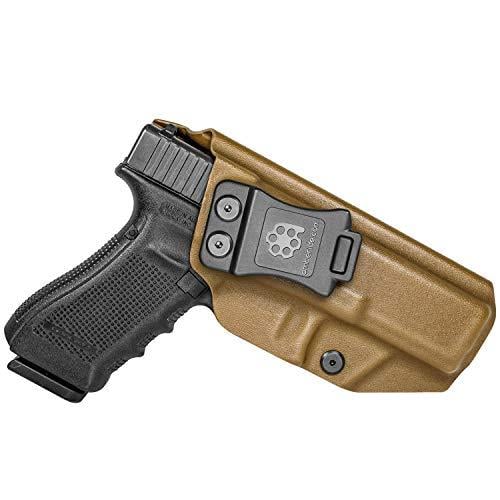 Amberide IWB KYDEX Holster For Glock 17 22 31 (Gen 1-5) Inside Waistband - $26.99 - Buy two get 10% OFF - Coyote Brown (Free S/H over $25)