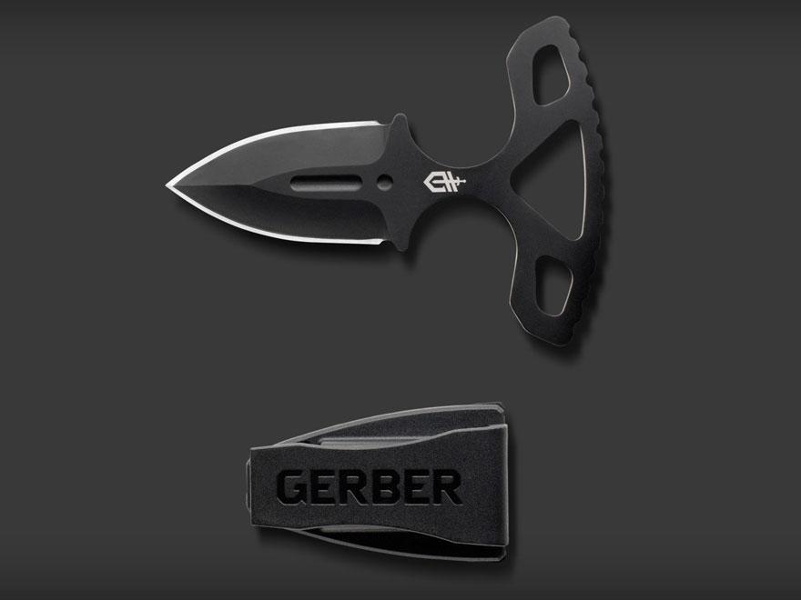 Gerber Uppercut Double Edge Push Fixed Blade Knife 799 Free Sh