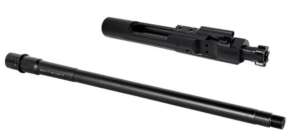 Premiere AR-15 BCG - Black Nitride + Always Armed 16" 300 BLK Barrel - $142.95