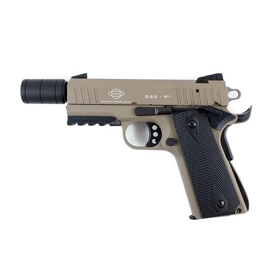 Blue Line GSG-922 Tan .22 LR 3.39" Barrel 10-Rounds 3-Dot Sights - $307.49 (add to cart to get this price)