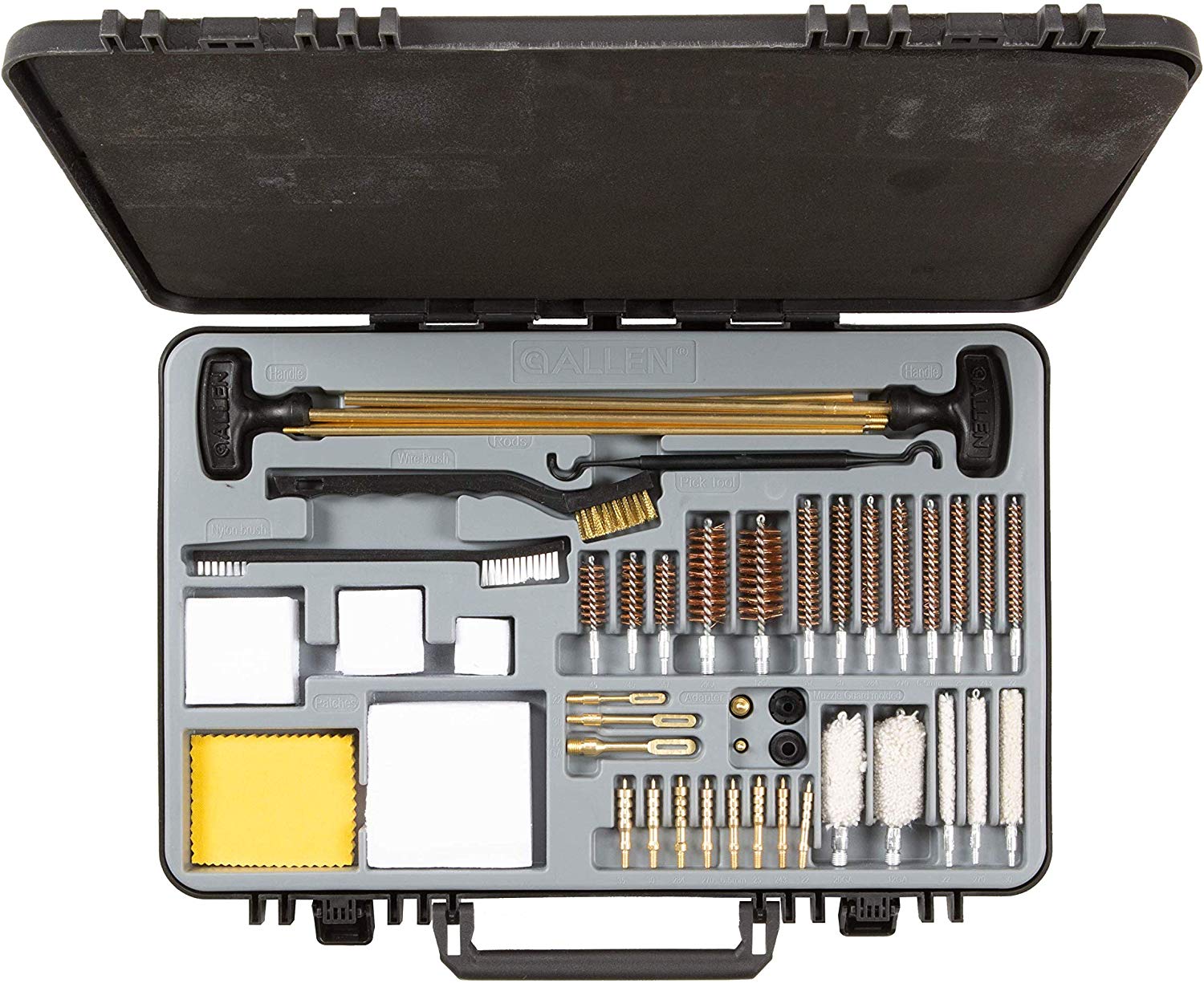 Allen Company Krome Large Premium Quality Universal Gun Cleaning Kit, 50 Piece, Black - $35.52 (Free S/H over $25)