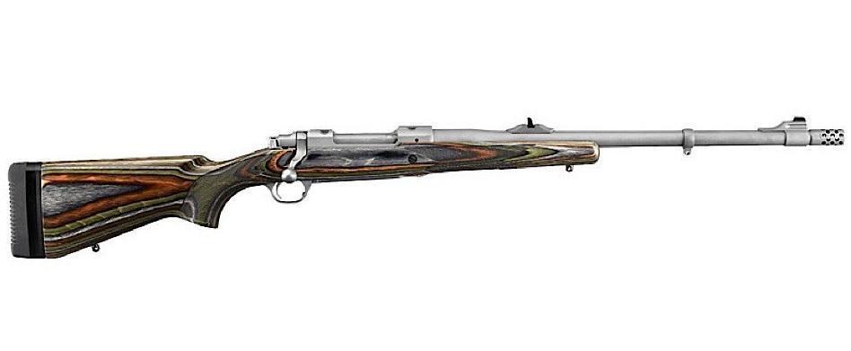 0. Ruger M77 Guide Gun 338 RCM 20" 3+1 Green Laminate Stainless - $999...