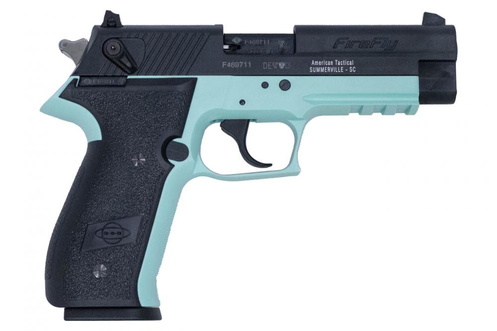 Gsg FireFly 22LR DA/SA Rimfire Pistol with Mint Green Finish - $203.74