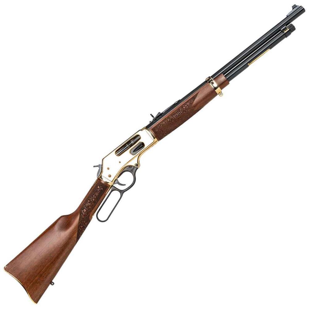 Henry Side Gate Blued/Polished Brass Lever Action Rifle - 45-70 Government - $949.99