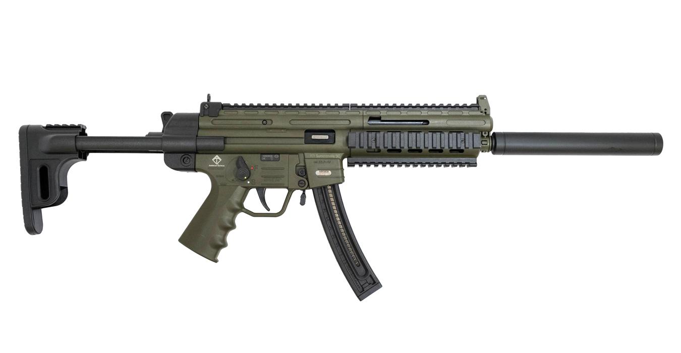 Gsg GSG-16 22LR Carbine with Faux Suppressor and OD Green Finish - $254.99 (Free S/H on Firearms)
