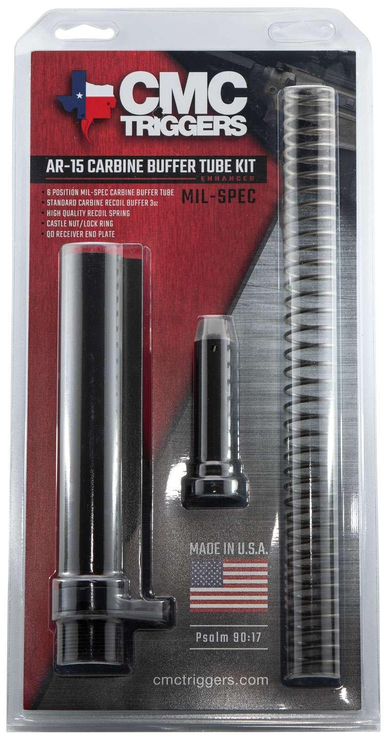 CMC Triggers Mil-Spec AR-15 Buffer Tube Kit with Enhanced QD End Plate - $38.23 (add to cart to get this price)