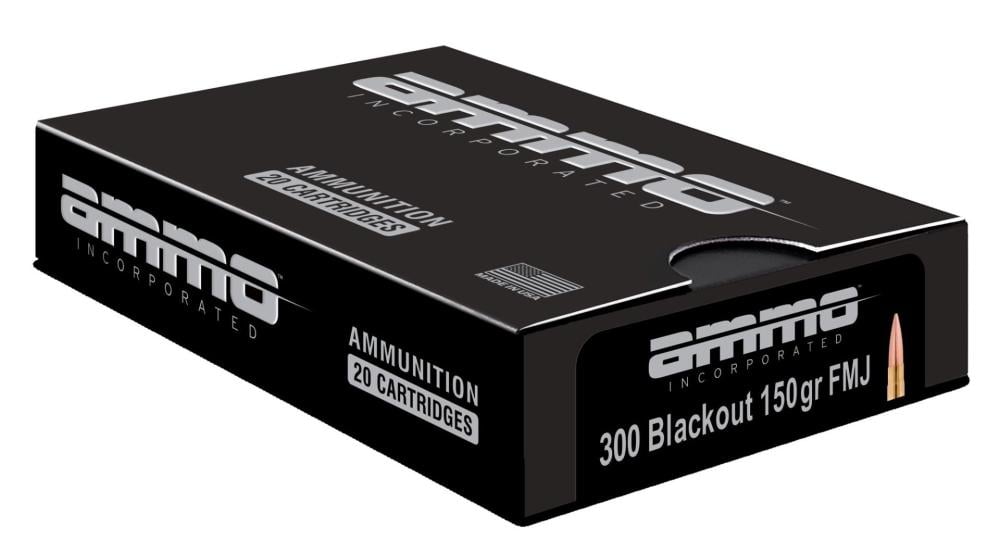 Ammo Inc .300 AAC Blackout Ammo 150gr FMJ, 20rds - $10.99