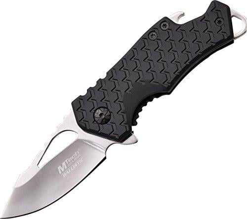 MTech USA MT-A882CH Spring Assist Folding Knife, Silver Blade, Black Handle, 3"Closed - $8.32 (Free S/H over $25)