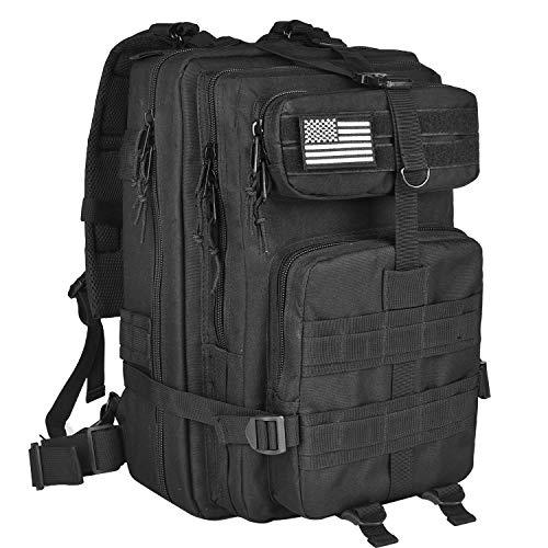 CVLIFE Military Tactical Molle Backpacks with Tactical Flag Patch - $19 ...