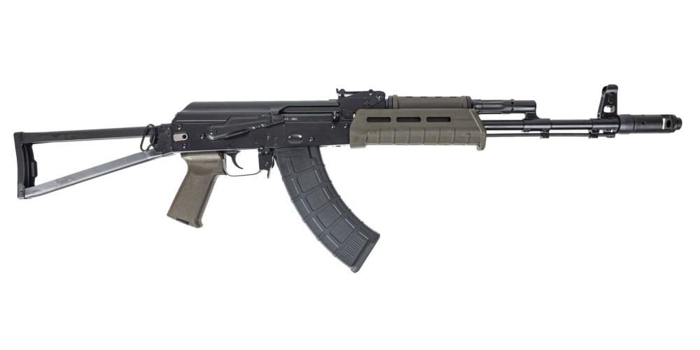 PSA AK-103 GF3 Forged MOE Nitride Barrel Triangle Side Folding Rifle, ODG - $799.99
