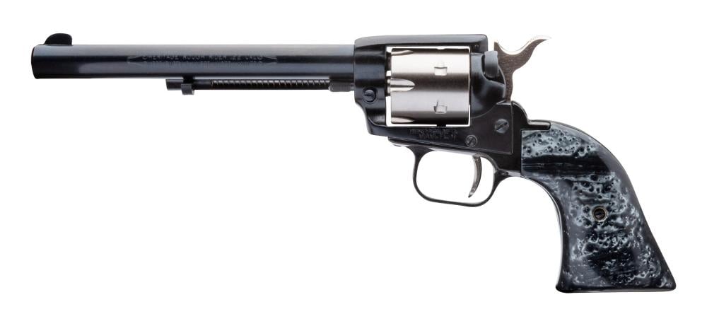 HERITAGE MANUFACTURING Rough Rider 22LR Revolver Black Pearl Grips - $160.99 ($140.99 After $20 MIR) (Free S/H on Firearms)
