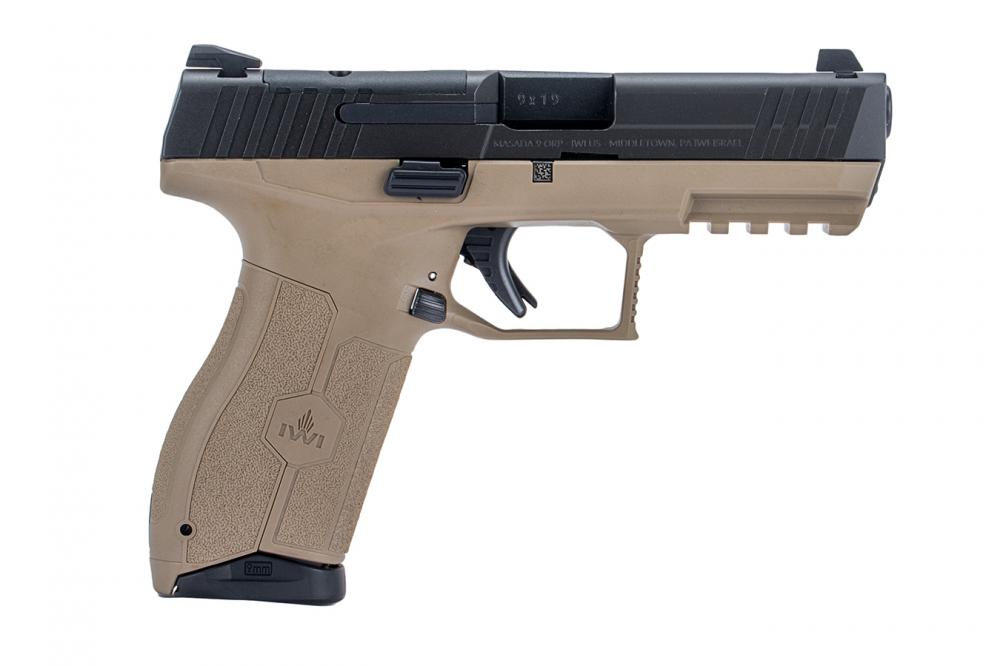 IWI Masada 9mm Optics Ready Striker-Fired Pistol with FDE Frame - $349.99 