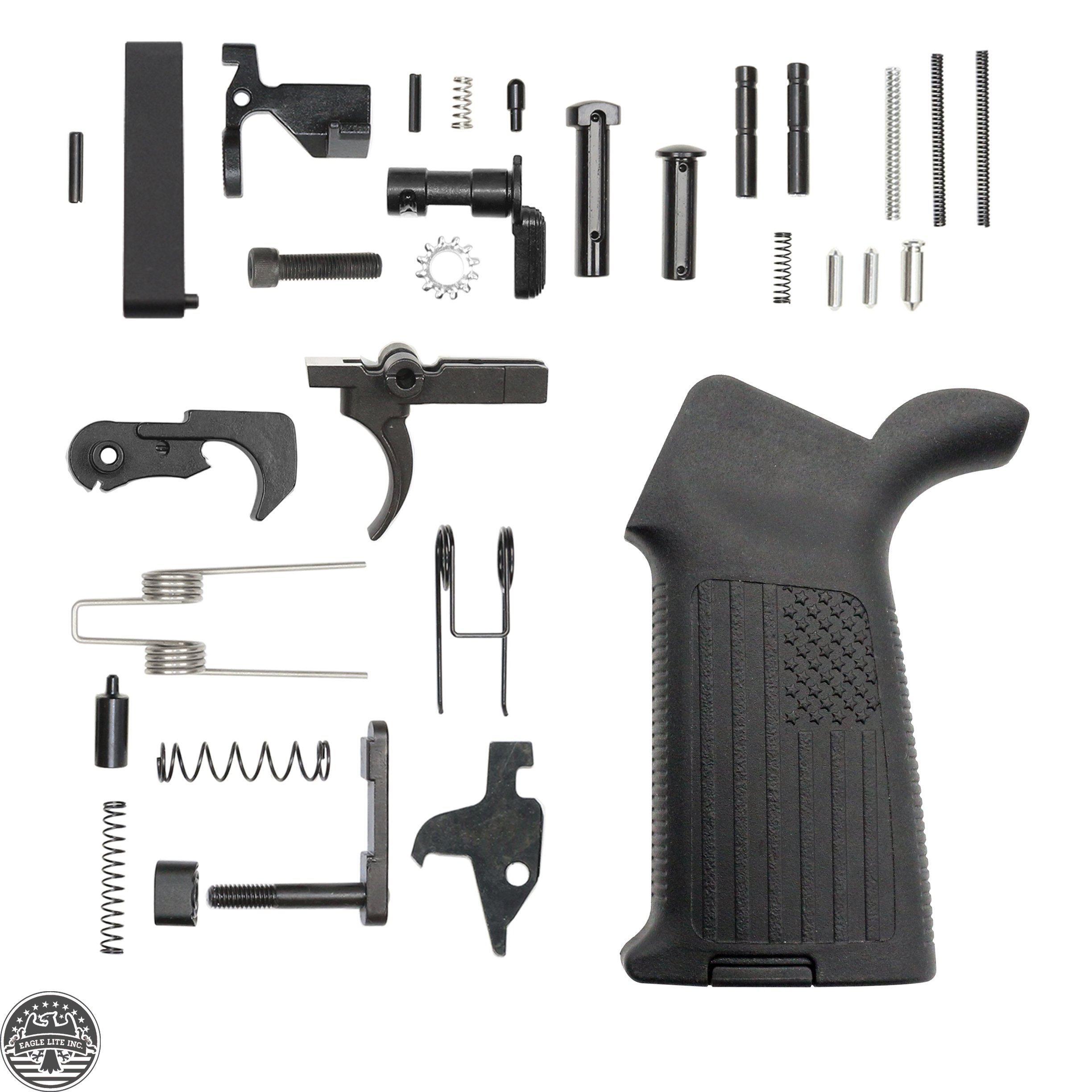 AR 15 Lower Receiver Parts Kit W/ A2 USA FLAG Pistol Grip $3499.