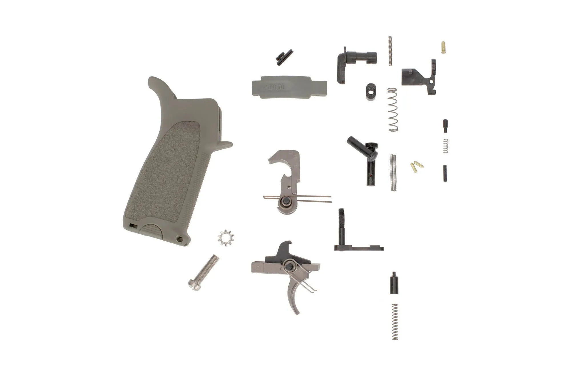 Bravo Company Manufacturing BCMGUNFIGHTER AR-15 Enhanced Lower Parts Kit - Foliage Green - $89.95 (add to cart to get this price)