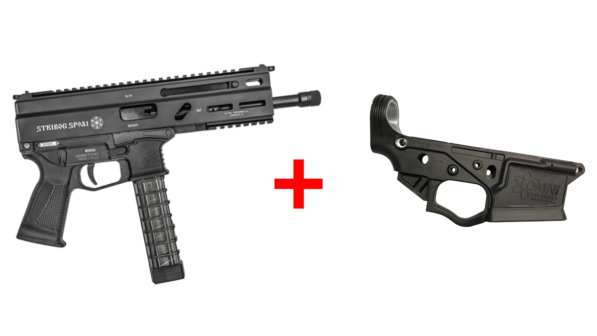 Buy one GRAND POWER Stribog SP9A1 and get a FREE ATI OMNI AR lower receiver...