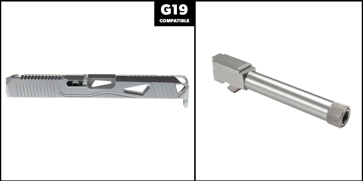 Lone Wolf Slide G19 compatible + Lone Wolf Threaded Stainless Barrel - $384.99