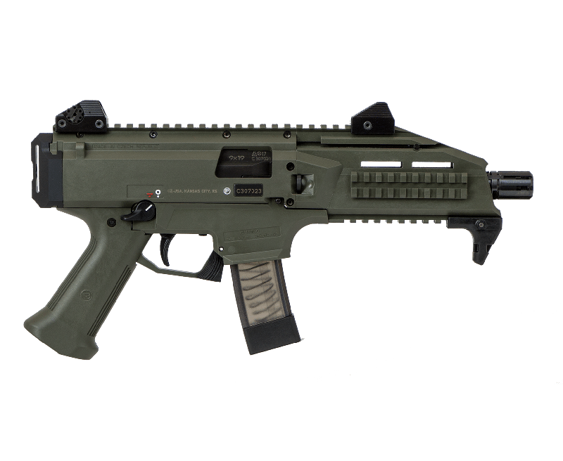 CZ Scorpion Evo 3 S1 Pistol OD Green 9mm 7.72-inch 20Rds - $999.99 ($7.99 S/H on Firearms)