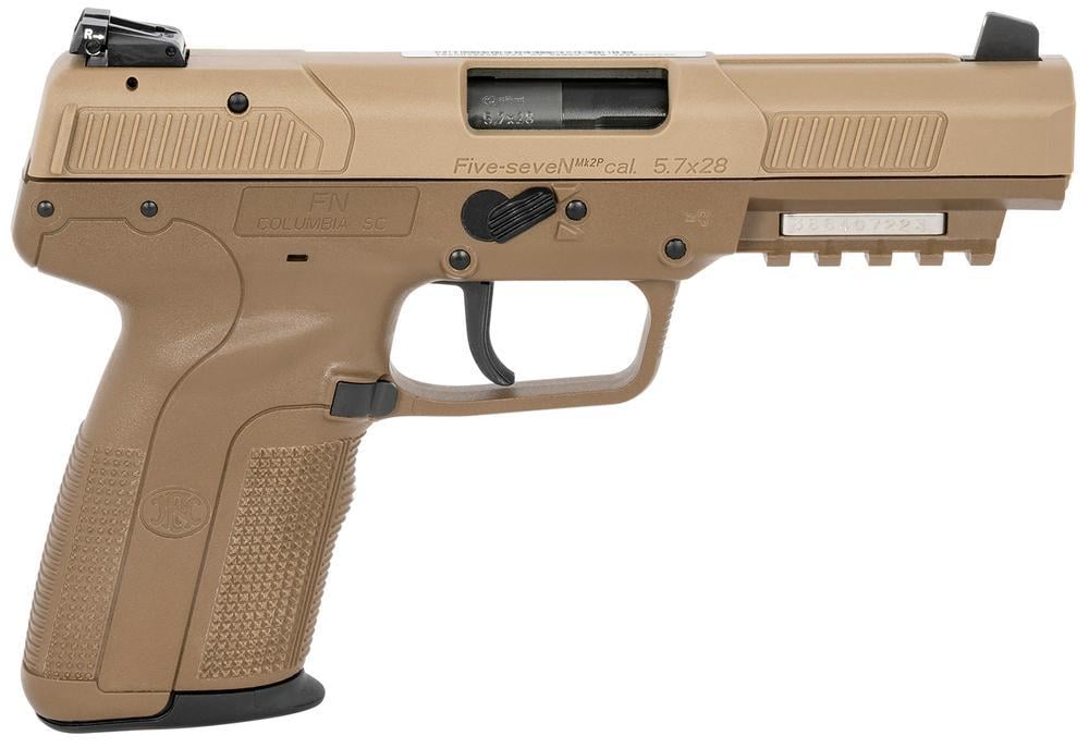 FIVE-SEVEN 5.7X28 FDE 20+1 2-20 RND MAGS - $1099.00 (Free S/H on Firearms)