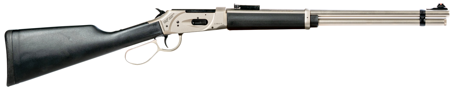 G-Force LVR410 Black/Stainless .410 GA 24" Barrel 9-Rounds Fixed Stock - $399.99