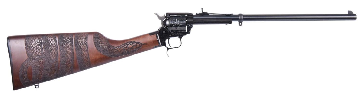Heritage Firearms Rough Rider Rancher Carbine Walnut / Black .22 LR 16.125" Barrel 6-Rounds - $282.51