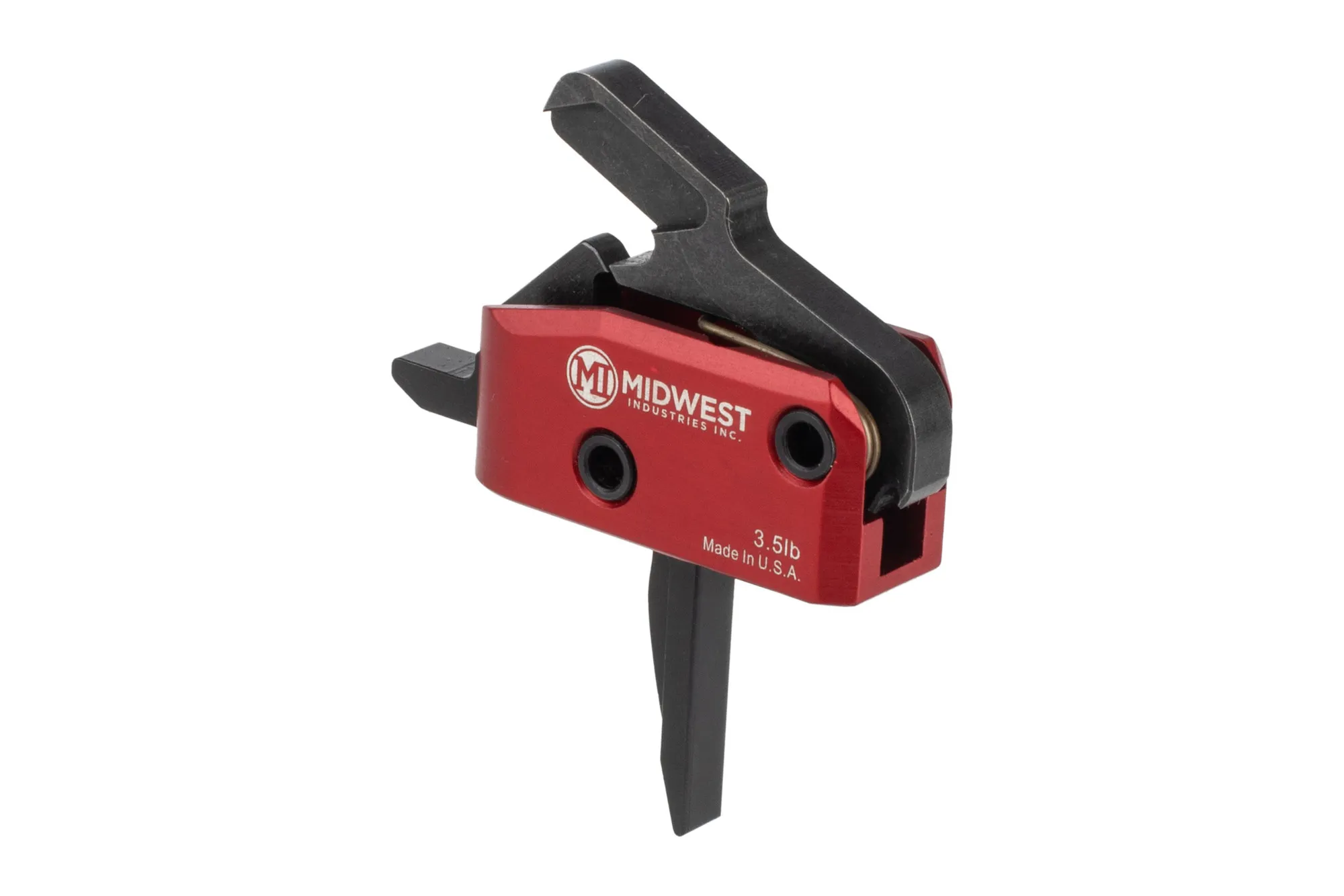 Midwest Industries Enhanced AR-15 Drop in Single Stage Trigger with Anti-Walk Pins - Flat - 3.5lb - $127.96