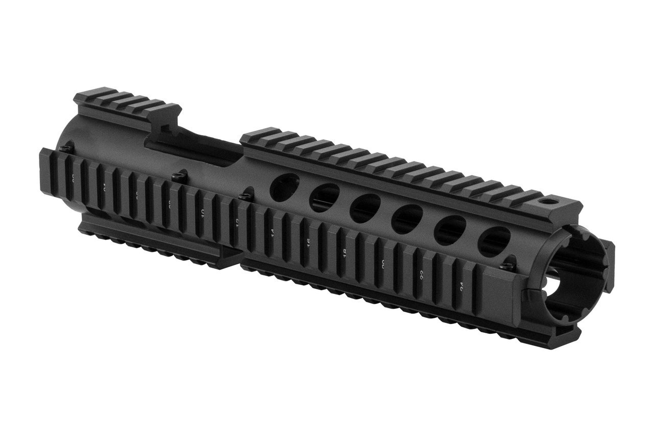 ar 15 rifle length quad rail handguard
