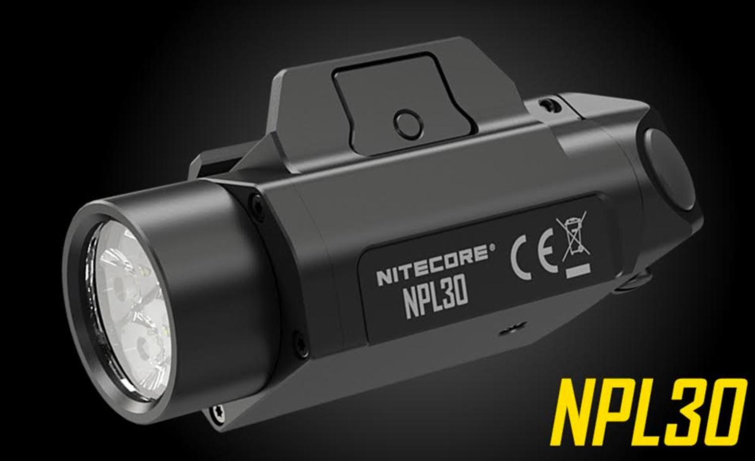 Nitecore NPL30 1200 Lumen Rail Mount Weapon Light (1HR 45 MN Run Time) - $95 FAST FREE Shipping!
