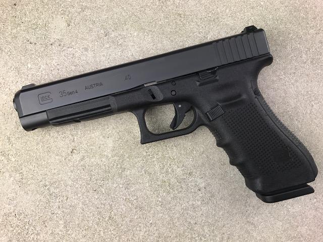 Police Trade in Glock 35 Gen4 w/ Night Sights - $419.95 gun.deals.