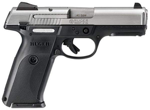 RUGER SR40 40S&W STAINLESS 4" BARREL - MODEL 3470 - NO CC FEES - $499.99 (Free S/H over $50)