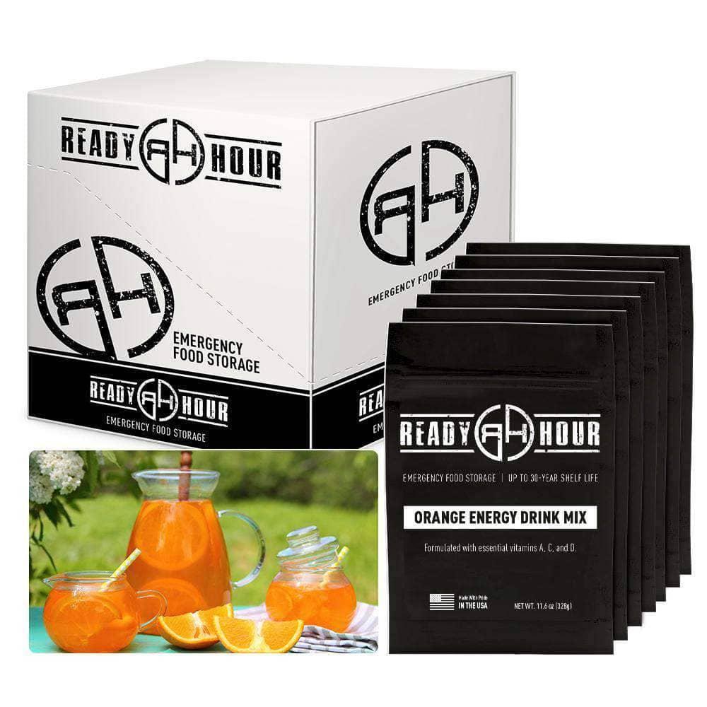 Orange Energy Drink Mix Case Pack (56 servings, 7 pk.) - $14.95 (Free S/H over $99)