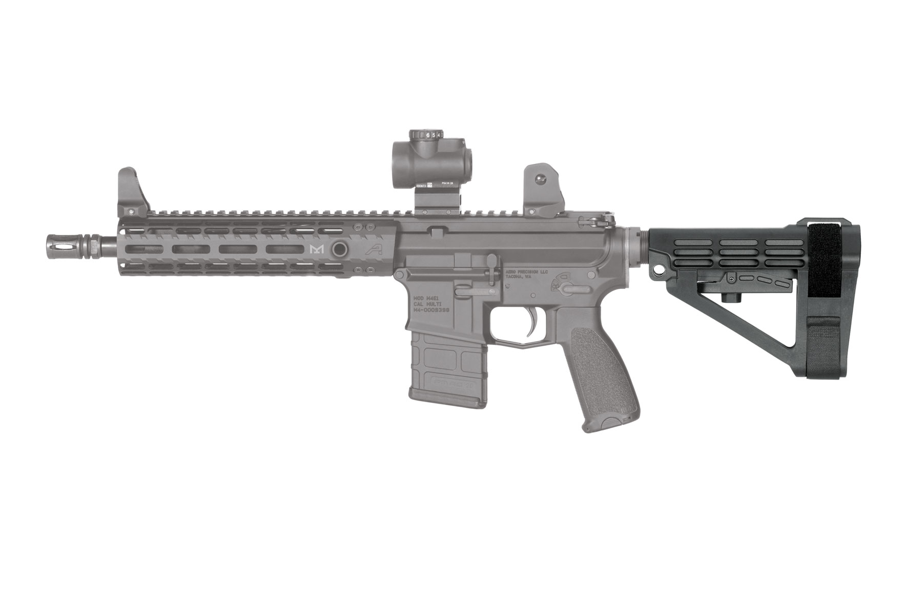 SB Tactical SBA4 5-Position Pistol Brace - $104.99.