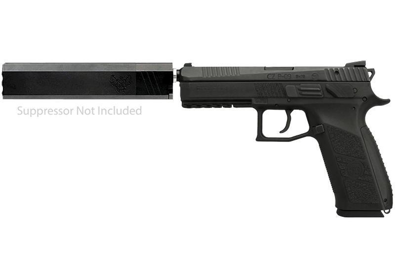 CZ USA 91640 CZ P-09 SR Pistol 9mm 5.23in Threaded 19rd Black - $576.57